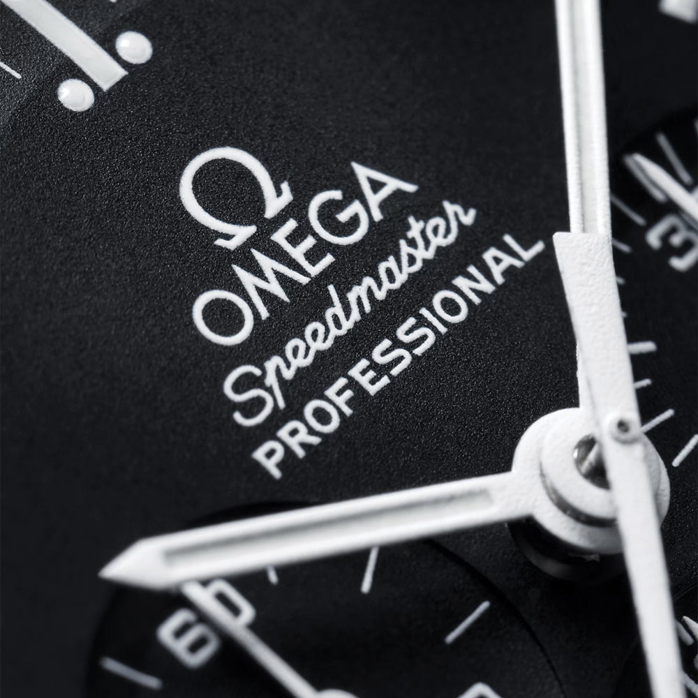 Speedmaster Moonwatch Professional Hesalite 42mm - Black on Bracelet