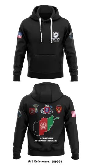 1ST PLT Delta Company 2-55  Core Men's Hooded Performance Sweatshirt - 9s8gG5
