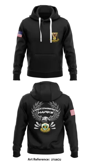 9th Contracting Battalion  Core Men's Hooded Performance Sweatshirt - 27u6CU