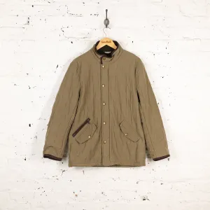 Barbour Bowden Fleece Lined Quilted Jacket - Green - M