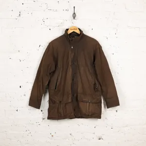 Barbour Breathables Wax Jacket Coat - Brown - S