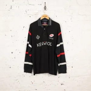 Cotton Oxford Saracens 1998 Rugby Shirt - Black - XL