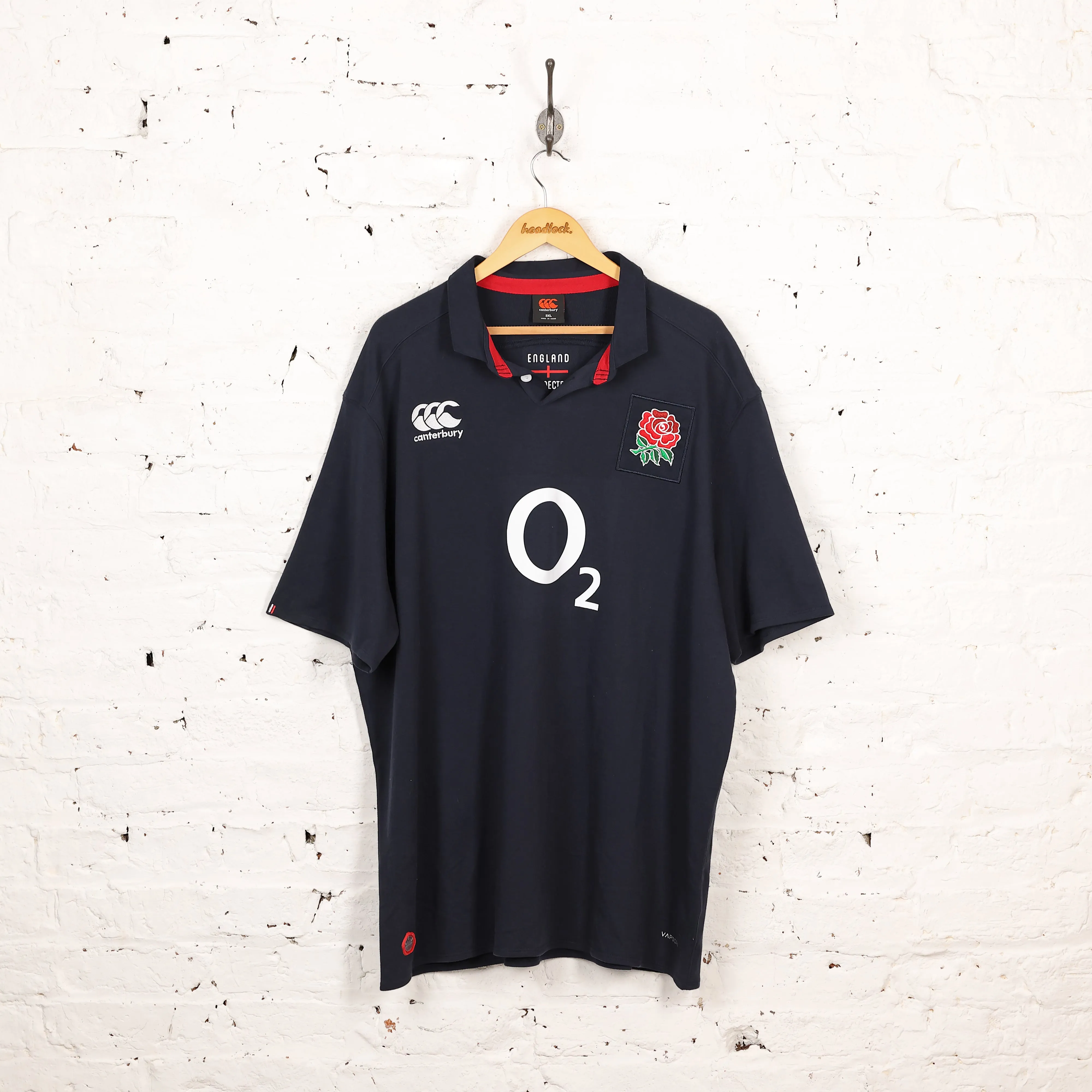 England Canterbury Away Rugby Shirt - Blue - XXXL