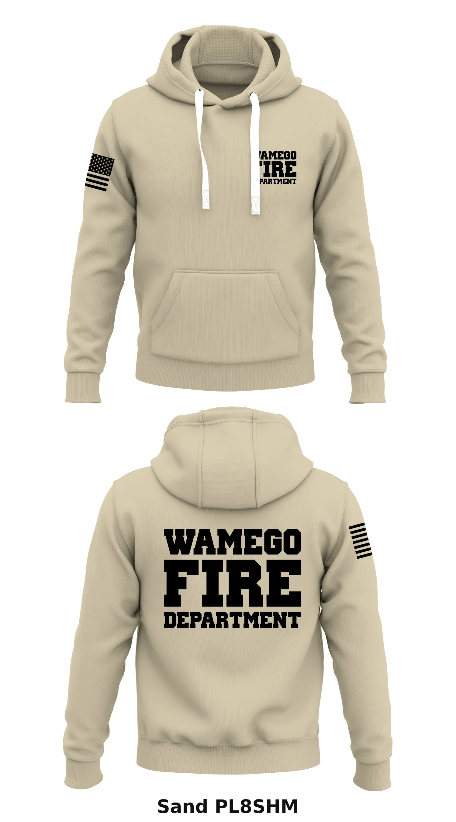 Wamego Fire Dept. Store 1  Core Men's Hooded Performance Sweatshirt - PL8SHM